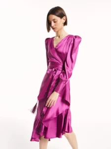 Vestido classic magenta