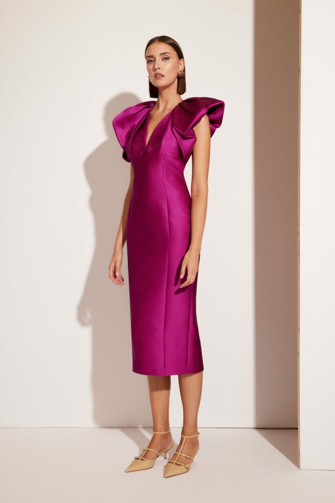 Vestido fucsia
