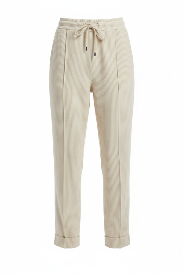 Pantalon viscosa beig