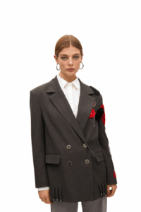 Blazer americana oversize parches