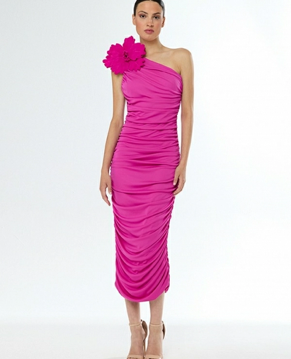 Vestido fucsia